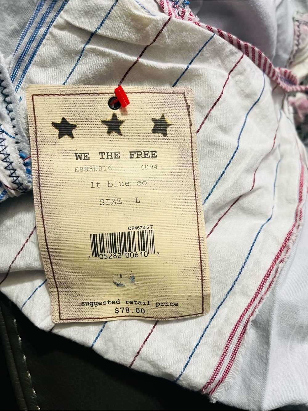 WE THE FREE TANK SZ L - Picture 6 of 9